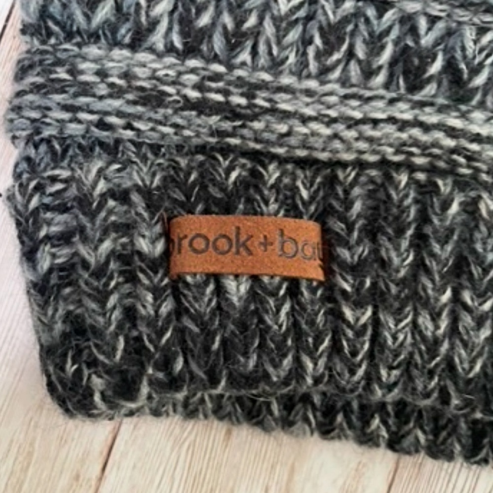Brook + Bay Women's Adult Winter Cozy Knit Beanie Hat Gray - Picture 9 of 14